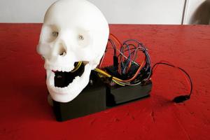 DIY: Animatronic Robotic Skull with Motion Detection