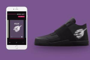 Vixole Matrix Customizable E-Sneaker with Flexible LED Display