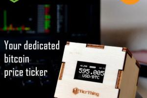 TicrThing Bitcoin Price Ticker
