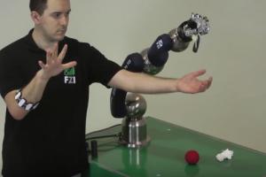 6DOF Robotic Arm Controlled Using Myo Armband
