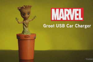 Marvel Groot USB Car Charger for Smartphones