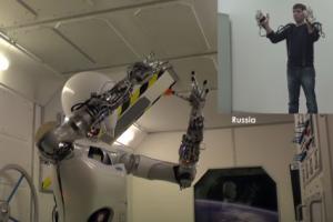 CAPIO Exoskeleton Used To Operate a Robot In Another Country