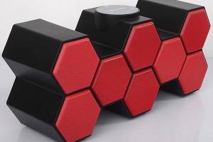 Honeycomb HC-1 Bluetooth Speaker with Hexagonal Structure