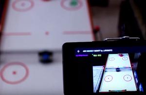 Smartphone Controlled Air Hockey Robot EVO