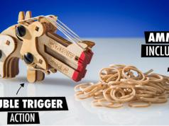 Daisy Derringer Twin Shooter: Pocket-sized Rubber Band Pistol