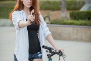 Nunchuck Grips: Bicycle Grips with Self Defense Accessories