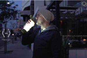 Hexglo: Sports Bottle with Light