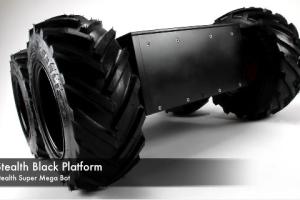 Stealth Super Mega Bot: Off-road Robot with 250lb Payload Capacity