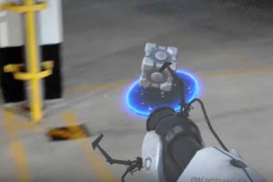 Portal in Augmented Reality on HoloLens