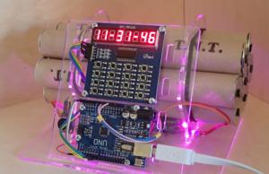 Fake Bomb Clock with LEDs