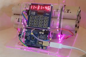 Fake Bomb Clock with LEDs