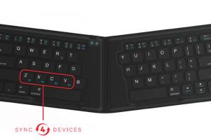 Kanex Multi-Sync Foldable Travel Bluetooth Keyboard