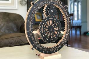 DIY: Electro-mechanical Data Clock with Alexa