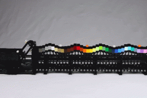 Rainbow Wave LEGO Machine with 1150 Moving Parts
