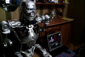3D Printed Terminator T800 Robot