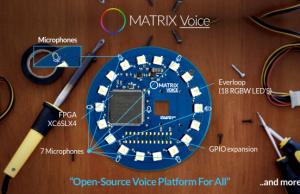 MATRIX Voice Dev Board with Alexa Integration