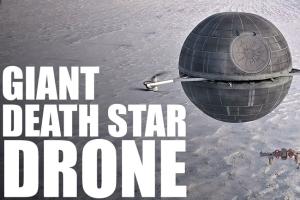 Flying a Giant Death Star Drone