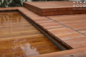 Agor’s Movable Floor Hidden Outdoor Pool System