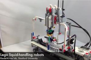 Liquid-handling LEGO Robots for Science Experiments