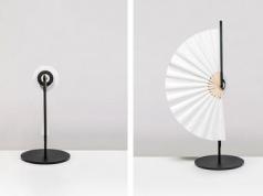 Ryun Circular Folding Fan Lamp