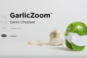 Chef’n GarlicZoom Chopper Minces Garlic Cloves Fast