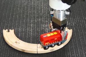 Infinite Railroad Using a Robot