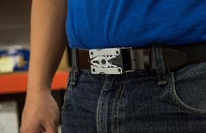 SOG Sync II Multitool Can Be Worn As a Belt Buckle