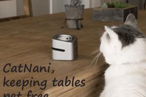 CatNani Robot Keeps Your Cat Off Your Tables