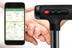 iCane Smart Walking Stick with GPS, SOS Button
