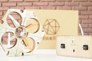 BEEBOT Wooden Puzzle Drone for Kids