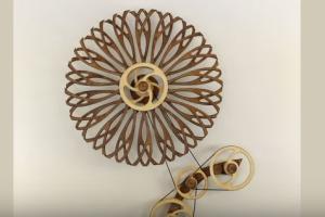 Kindala Forest Spring Driven Kinetic Sculpture