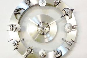 Handmade Star Trek Clock