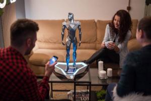 AD’OM Premium: Humanoid Bluetooth Speaker with Lights, Smoke Machine