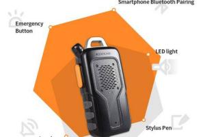 MK3 5-in-1 Smart Outdoor Gadget with Walkie-Talkie, Emergency Button