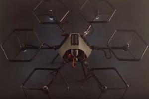 Voliro Concept Multicopter with 6 Tiltable Axes