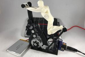 3D Printed Motorized Perseverance Petite Sculpture