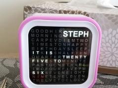 Arduino Word Clock with Animated Time Transitions