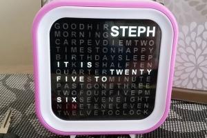 Arduino Word Clock with Animated Time Transitions