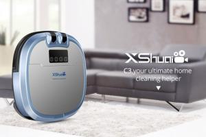 XShuai C3 Smart Robot Vacuum Has Camera, Speakers
