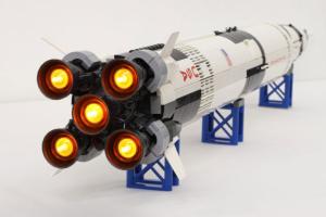 LEGO Saturn V with Light & Sound