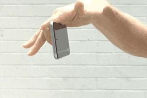Hold Button: One-handed Smartphone Grip
