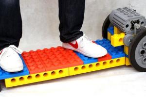 Giant 3D Printed LEGO Electric Skateboard