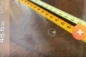 AR Measure for iPhone: ARKit Augmented Reality Tape Measure