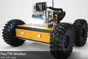 Pan/Tilt Minibot Pipe Inspection Robot