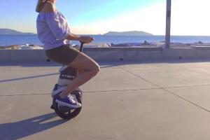 Airbike ProBOT Smart Electric Ride with Adjustable Seat & Follow Me Mode