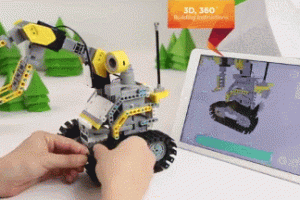 Jimu Robot BuilderBots Kit: Interactive Robotic Building Blocks for Kids
