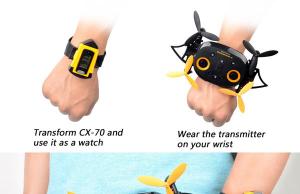 Cheerson Bat Drone CX-70 Can Be Worn Like a Watch