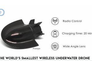 Druiser: Compact Wireless Underwater Drone