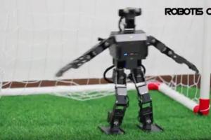 ROBOTIS OP3 Soccer Playing Humanoid Robot