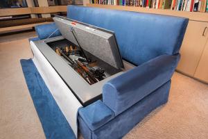 CouchBunker Couch Safe with Bulletproof Cushions